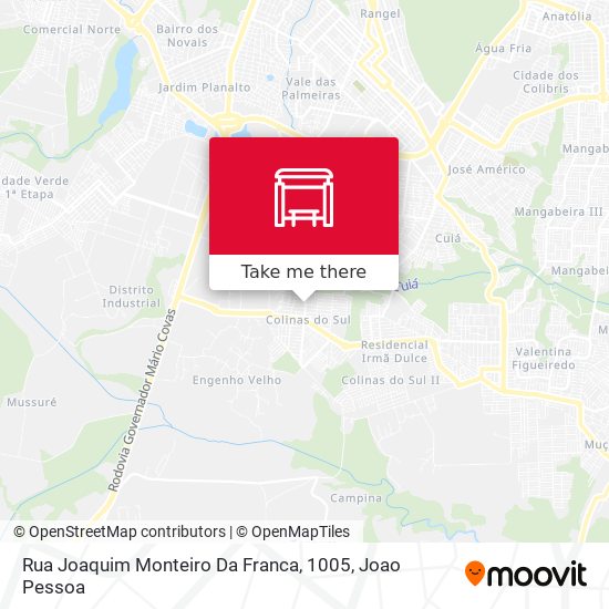 Mapa Rua Joaquim Monteiro Da Franca, 1005