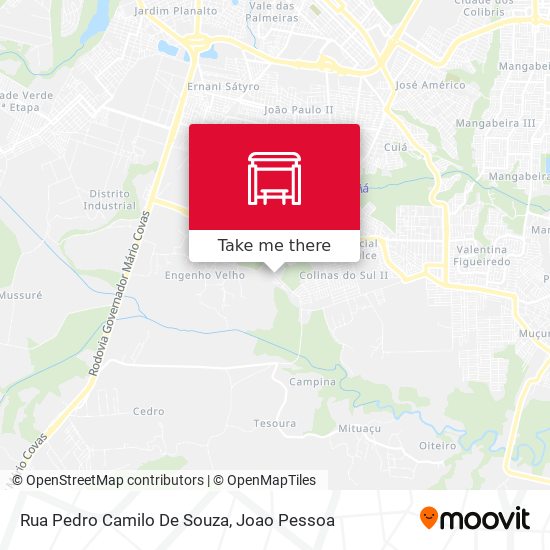 Mapa Rua Pedro Camilo De Souza