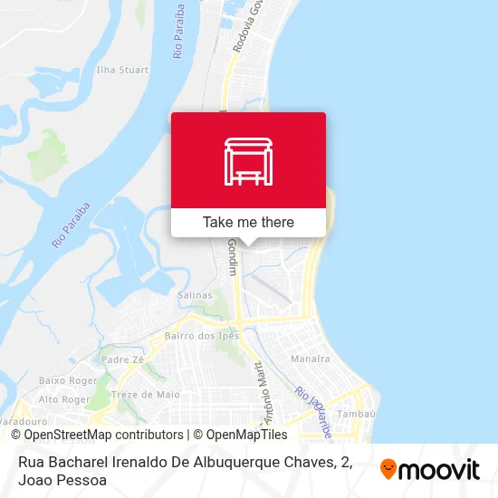 Rua Bacharel Irenaldo De Albuquerque Chaves, 2 map