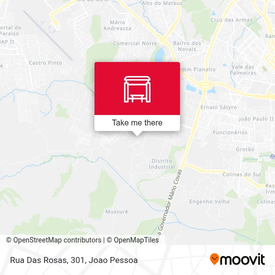 Rua Das Rosas, 301 map