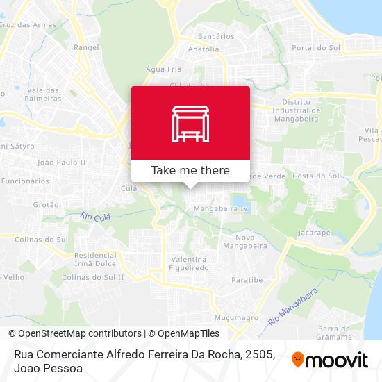 Mapa Rua Comerciante Alfredo Ferreira Da Rocha, 2505