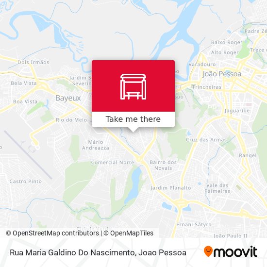 Rua Maria Galdino Do Nascimento map