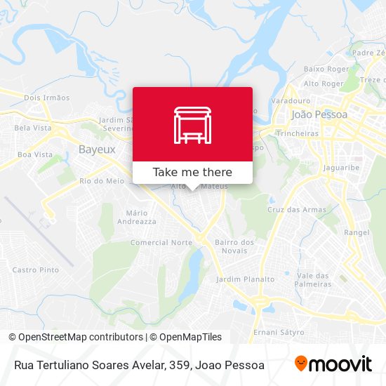 Rua Tertuliano Soares Avelar, 359 map