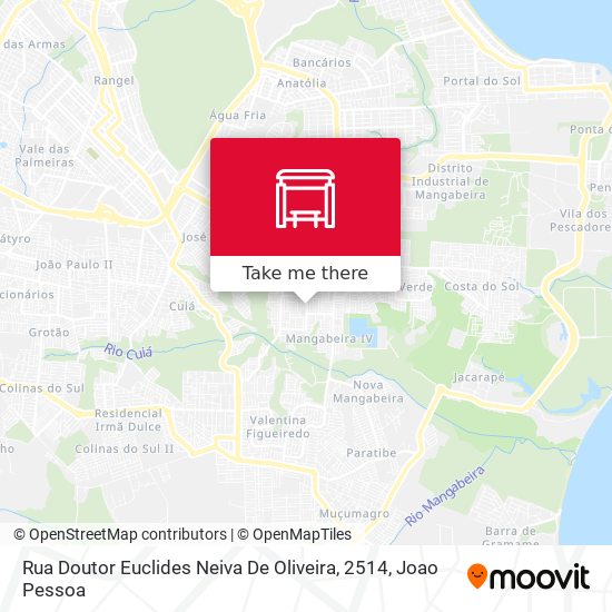 Rua Doutor Euclides Neiva De Oliveira, 2514 map