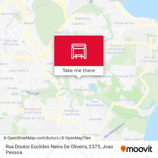 Mapa Rua Doutor Euclides Neiva De Oliveira, 2375