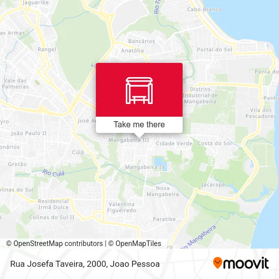 Rua Josefa Taveira, 2000 map