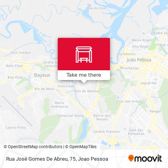 Rua José Gomes De Abreu, 75 map