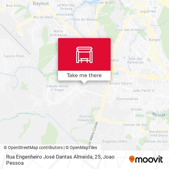Rua Engenheiro José Dantas Almeida, 25 map