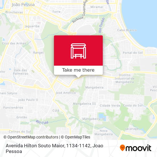 Avenida Hilton Souto Maior, 1134-1142 map