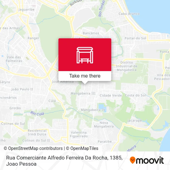 Rua Comerciante Alfredo Ferreira Da Rocha, 1385 map