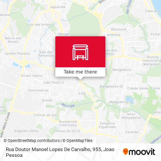 Mapa Rua Doutor Manoel Lopes De Carvalho, 955