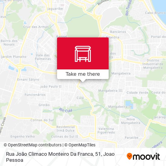 Mapa Rua João Clímaco Monteiro Da Franca, 51