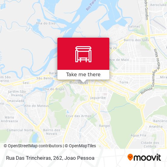 Rua Das Trincheiras, 262 map