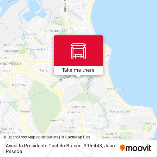 Avenida Presidente Castelo Branco, 395-443 map