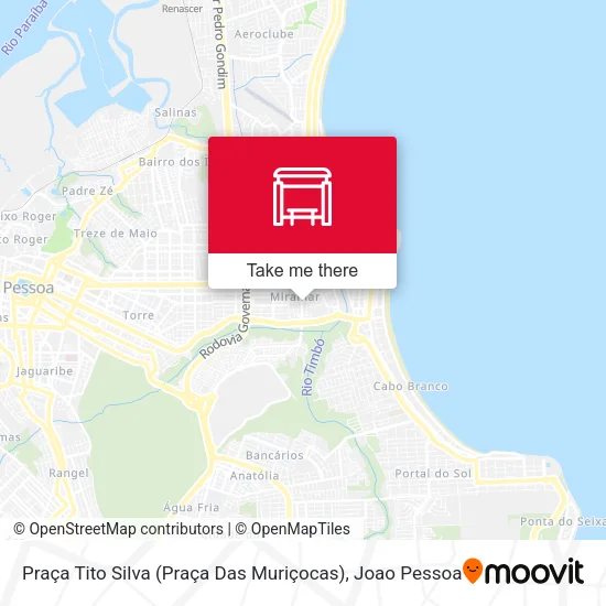 Praça Tito Silva (Praça Das Muriçocas) map