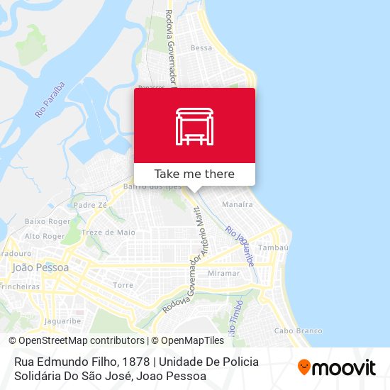 Rua Edmundo Filho, 1878 | Unidade De Policia Solidária Do São José map