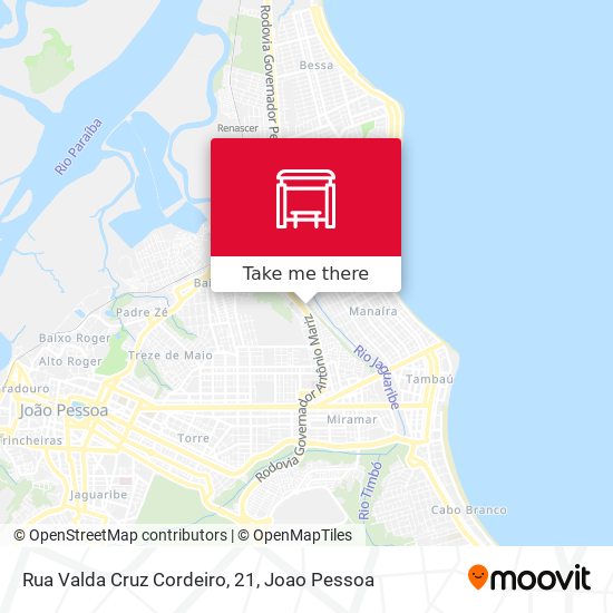 Rua Valda Cruz Cordeiro, 21 map