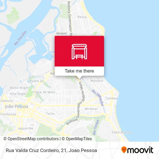 Rua Valda Cruz Cordeiro, 21 map