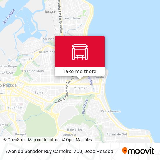 Mapa Avenida Senador Ruy Carneiro, 700