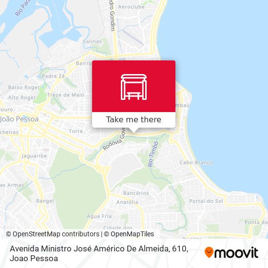 Mapa Avenida Ministro José Américo De Almeida, 610