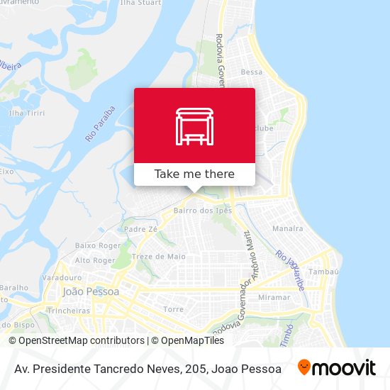 Mapa Av. Presidente Tancredo Neves, 205