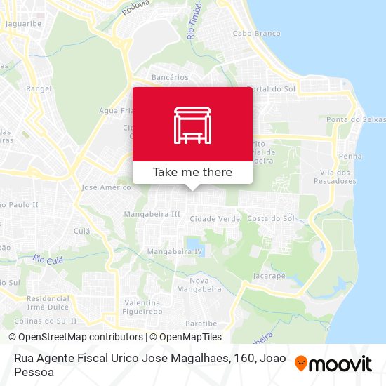 Rua Agente Fiscal Urico Jose Magalhaes, 160 map
