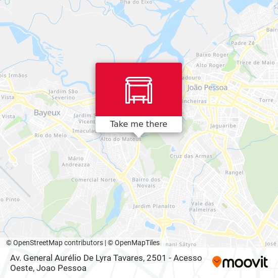 Av. General Aurélio De Lyra Tavares, 2501 - Acesso Oeste map