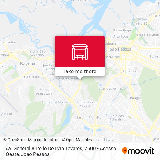 Av. General Aurélio De Lyra Tavares, 2500 - Acesso Oeste map