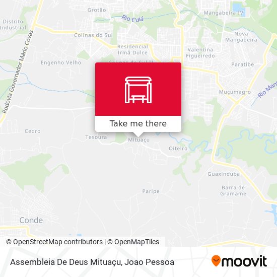 Assembleia De Deus Mituaçu map