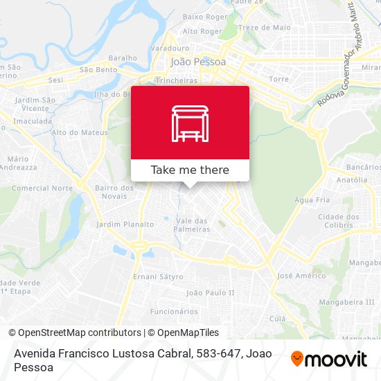 Avenida Francisco Lustosa Cabral, 583-647 map