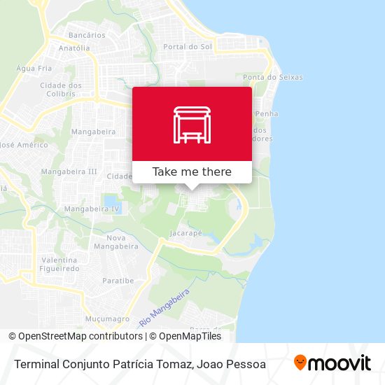 Mapa Terminal Conjunto Patrícia Tomaz