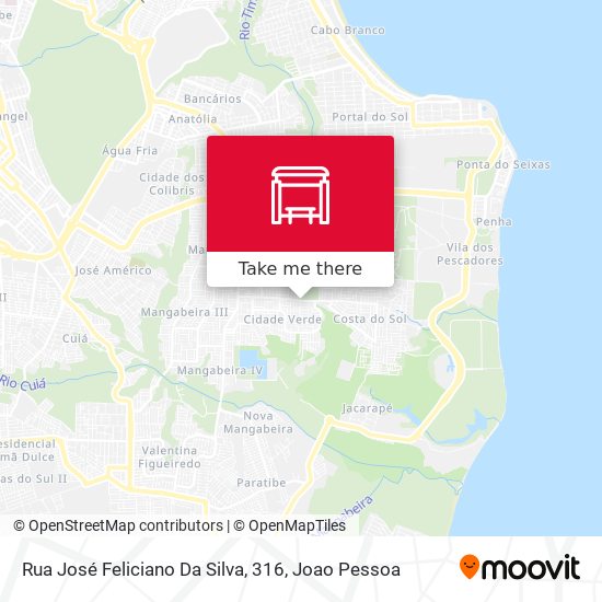 Mapa Rua José Feliciano Da Silva, 316