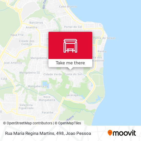 Mapa Rua Maria Regina Martins, 498