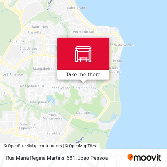 Mapa Rua Maria Regina Martins, 681