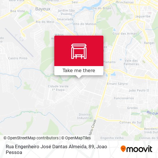 Rua Engenheiro José Dantas Almeida, 89 map