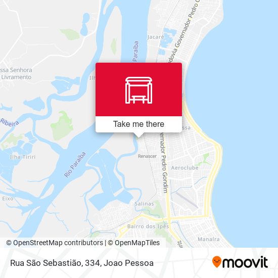 Rua São Sebastião, 334 map