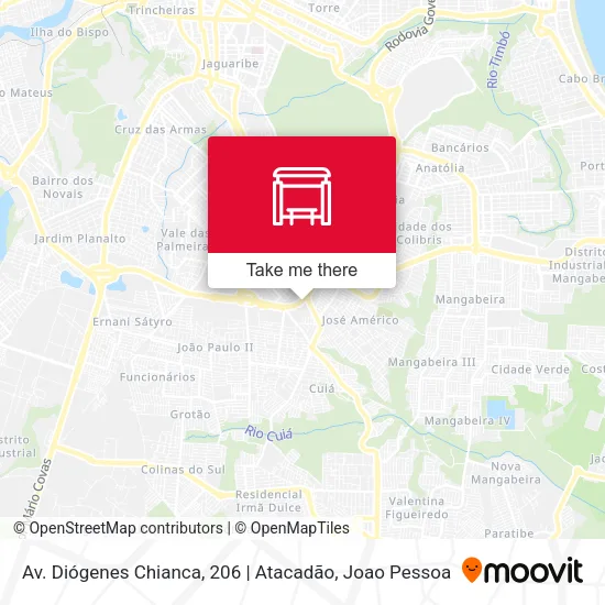 Av. Diógenes Chianca, 206 | Atacadão map