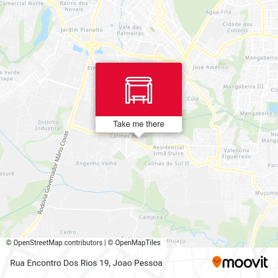 Rua Encontro Dos Rios 19 map