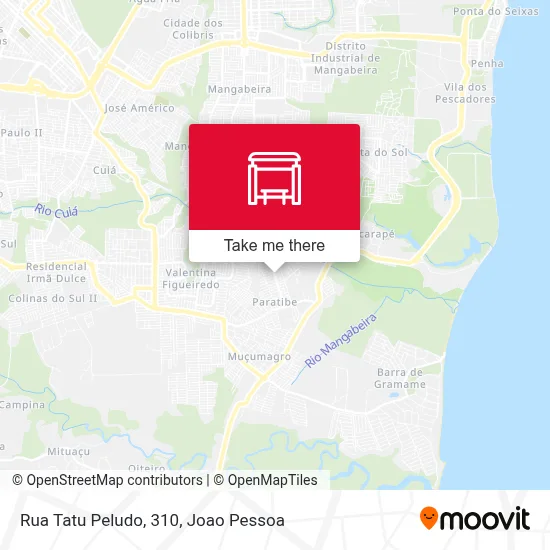 Rua Tatu Peludo, 310 map