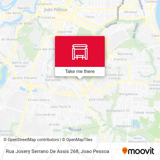 Rua Josery Serrano De Assis 268 map