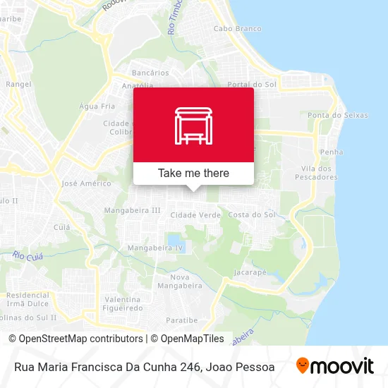 Rua Maria Francisca Da Cunha 246 map