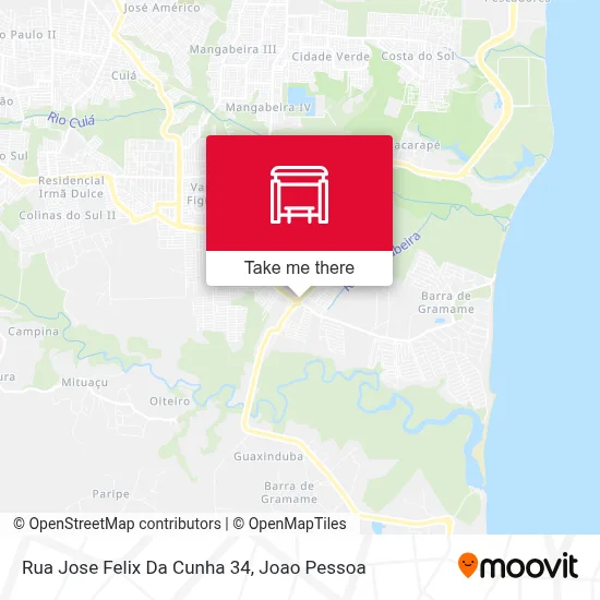 Rua Jose Felix Da Cunha 34 map