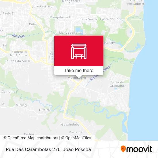 Rua Das Carambolas 270 map