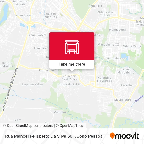 Rua Manoel Felisberto Da Silva 501 map