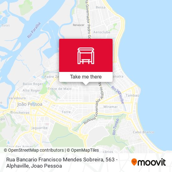 Rua Bancario Francisco Mendes Sobreira, 563 - Alphaville map