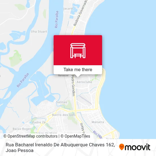 Rua Bacharel Irenaldo De Albuquerque Chaves 162 map