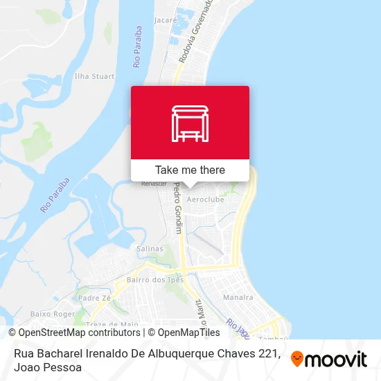 Rua Bacharel Irenaldo De Albuquerque Chaves 221 map