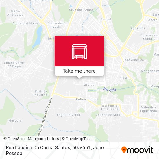 Rua Laudina Da Cunha Santos, 505-551 map