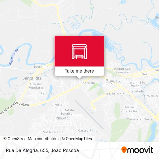 Rua Da Alegria, 655 map