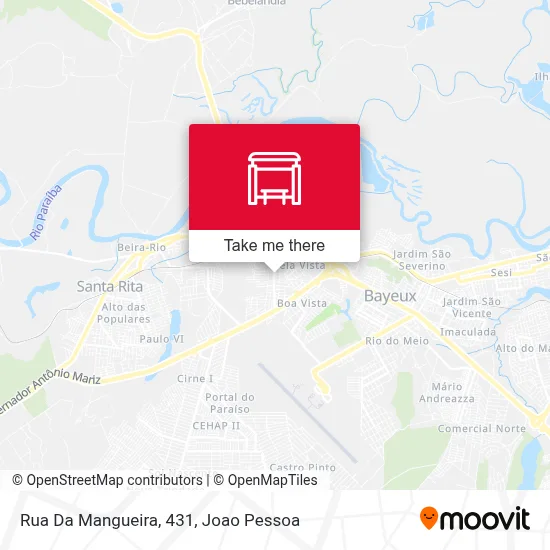 Rua Da Mangueira, 431 map
